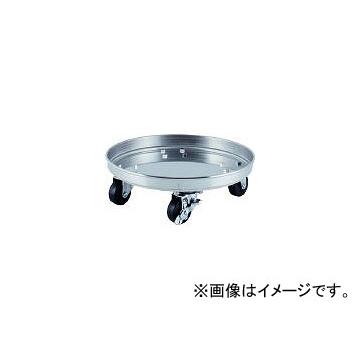 日東金属工業/NITTO-KINZOKU タンク運搬用ステンレス台車 SSゴム車 適用サイズ43 KM43(5096251) JAN：4560132182709