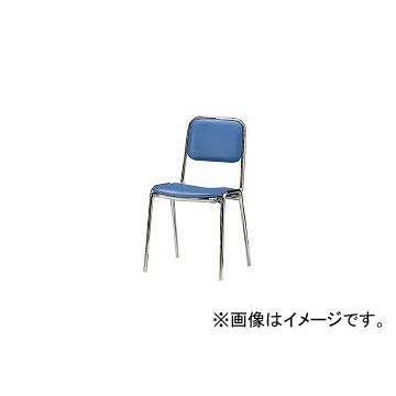 藤沢製造/FUJISAWA TOKIO リフレッシュ女性議長(スタッキング) ビニール腰掛け 青味 FSC200BL 家具、インテリア-オフィス家具