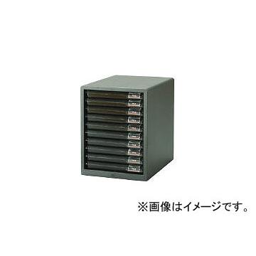 アイリスオーヤマ/IRISOHYAMA 雁の使い容れもの浅型10段 265×350×345 暗然たる薄墨色 L10SRDGY(3726941) JAN：4905009542611 その他オフィス家具-家具、インテリア-オフィス家具