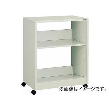 トラスコ中山/TRUSCO 収納ケース キャスター付傾斜棚2段型 702×432×844 BF700C(5046548) JAN：4989999770834
