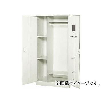 トラスコ中山/TRUSCO 両開多人数用ロッカー 880×515×H1790 鍵付 DNL603W(5208467) JAN：4989999763997 家具、インテリア-オフィスロッカー