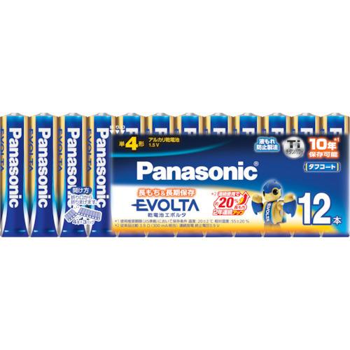 スーパーセール期間限定 パナソニック エボルタ乾電池 入数：1パック(12本) LR03EJ12SW(3622606) 単4形12本パック その他PCサプライ、アクセサリー