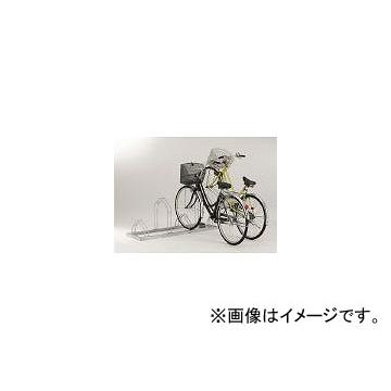 ダイケン/DAIKEN 平置き自転車ラック前輪差込式サイクルスタンド 4台収容ピッチ600 CSML4
