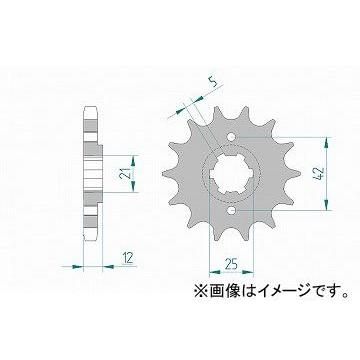 2輪 アファム Fスプロケット 品番：21501-16 スチール 530-16 ヤマハ XJ400/D/Z/ZS/ZE 1982年 JAN：4548664332571｜apagency02