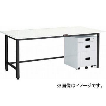 トラスコ中山/TRUSCO LEWS型作業台 1800X750XH740 3段キャビネット付 LEWS1800UDK111(4545087)