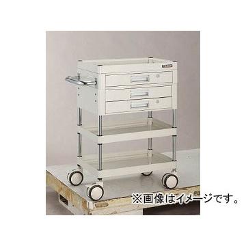 トラスコ中山/TRUSCO ファルコンワゴン 引出付 600X400 ウレタン双輪 W色 FAW963XZDW(4369696) JAN：4989999231274