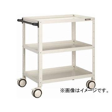 トラスコ中山/TRUSCO バーディワゴン 750X500 ウレタン双輪 W色 BDW773DW(4501501)