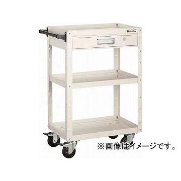 トラスコ中山/TRUSCO イーグルワゴン 750X500 引出付 4輪自在 W色
