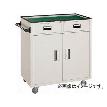 トラスコ中山/TRUSCO ツールワゴン 800X500XH880 引出・扉付 YG
