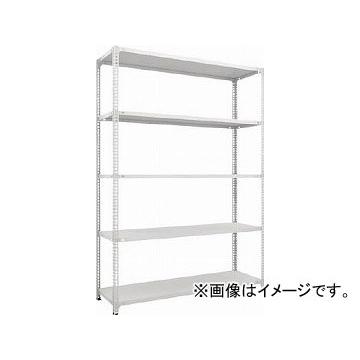 トラスコ中山 セミボルトレス軽量棚 W1500XD450XH2100 5段 W色 SBL-7545-W(4845854)