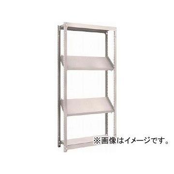 トラスコ中山 M1.5型棚 900X300XH1800 4段 傾斜2段 M1.5-6334K2(4843380)