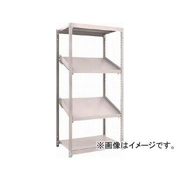 トラスコ中山 M1.5型棚 900X600XH1800 4段 傾斜2段 M1.5-6364K2(4843428)