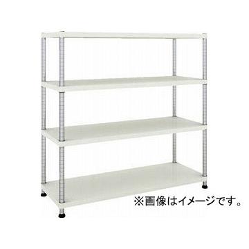 トラスコ中山 フェニックスラック 1200X450 4段 W色 PER-4444-W(4844831)