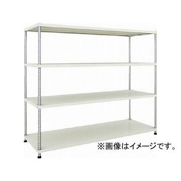 トラスコ中山 フェニックスラック 1800X600 4段 W色 PER-5664-W(4845277)
