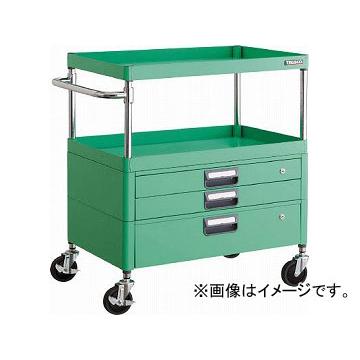 トラスコ中山 フェニックスワゴン 750X500XH880 引出付 W色 PEW-972VX-W(4884663)