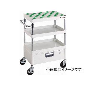 トラスコ中山 フェニックスワゴン 600X400 1段引出付 BT-30 YG色 PEW-TL962CV-YG(4885716)