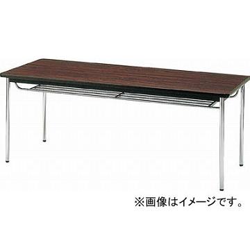 トラスコ中山 会議用テーブル 1200X750XH700 丸脚 ローズ TDS-1275T_RO(4646428) JAN：4989999766578