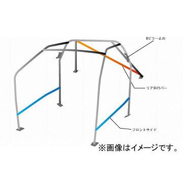 オクヤマ ロールバー 729 045 スチール ダッシュボード貫通 9P No.12 2名 トヨタ ヴィッツ NCP91 5ドア ノーマルルーフ