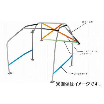 オクヤマ　ロールバー　739　180SX　112　スチール　ニッサン　No.14　ダッシュボード貫通　11P　2名　R(P)S13　3ドア　ノーマルルーフ