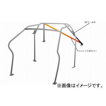 オクヤマ ロールバー 715 113 スチール ダッシュボード逃げ 7P No.7 2名 ニッサン シルビア S14 ノーマルルーフ 2ドア ノーマルルーフ