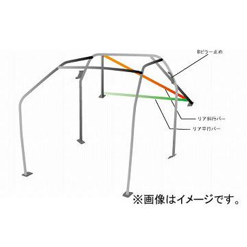 オクヤマ　ロールバー　723　4ドア　312　2名　ミツビシ　CT9A　ランサーEvo　VII〜IX　ノーマルルーフ　8P　ダッシュボード貫通　スチール　No.10