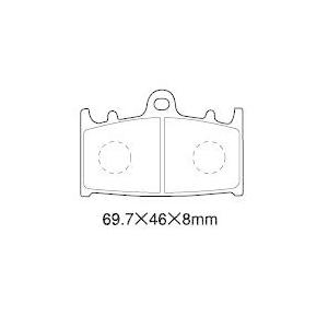NTB ブレーキパッド フロント カワサキ ZZ-R1100 ZXT10D AS/ML A61-006SN 2輪｜apagency02｜02