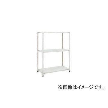 トラスコ中山 軽さ150型開放的棚 W900×D600×H1200 3段 TLA43L-13(7830939) オフィス収納-オフィス家具