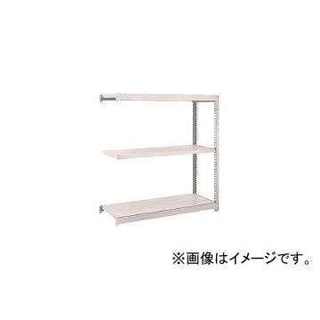 トラスコ中山 M1.5型軽中量棚 1460×445×1500 3段継ぎ合わせる ネオグレ M1.5-5543B NG(7800169) 家具、インテリア-オフィス収納-オフィス家具