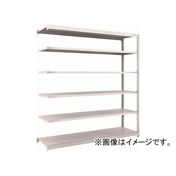 トラスコ中山 M1.5型軽中量棚 1760×295×1800 6段継ぎ合わせる ネオグレ M1.5-6636B NG(7800649) 家具、インテリア-オフィス収納