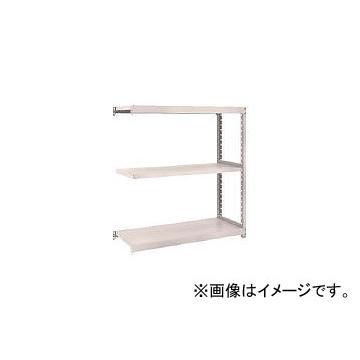 トラスコ中山 M2型軽中量棚 1460×450×H1200 3段 継ぎ合わせる ネオグレ M2-4543B NG(5115809) オフィス収納-オフィス家具-オープンラック、物品棚