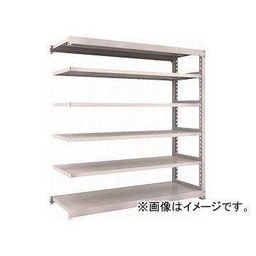 トラスコ中山 M3型中量棚 900×721×H1800 6段 連結 ネオグレ M3-6376B NG(7801921)