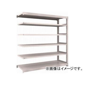 トラスコ中山 M3型中量棚 1800×471×H1800 6段 連結 ネオグレ M3-6656B NG(7802331)