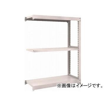 トラスコ中山 M5型中量棚 900×471×H1500 3段 継ぎ合わせる ネオグレ M5-5353B NG(7802471) 家具、インテリア-オープンラック、物品棚
