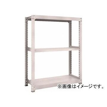 トラスコ中山 M5型中量棚 1500×571×H1500 3段 単体 ネオグレ M5-5563 NG(7802641)