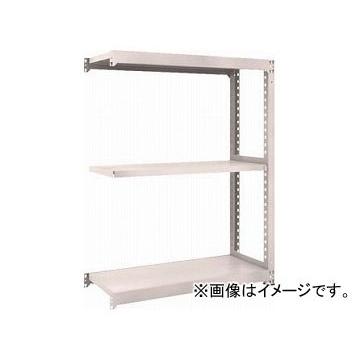 トラスコ中山 M5型中量棚 1800×471×H1500 3段 連結 ネオグレ M5-5653B NG(7802714)