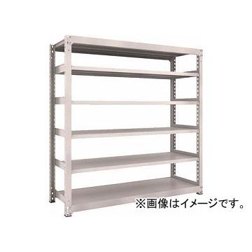 トラスコ中山 M5型中量棚 1800×571×H1800 6段 単体 ネオグレ M5-6666 NG(7803320)