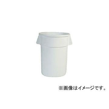 ラバーメイド ラウンドブルートコンテナ スリット付き 121.1L ホワイト 263201(8194408)