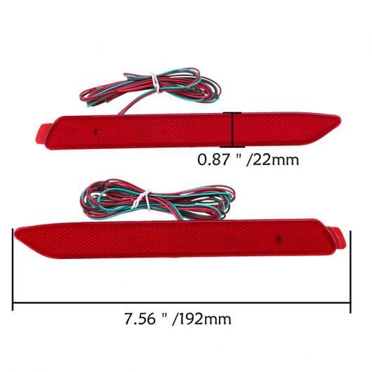 LED リア バンパー リフレクターランプテールストップフォグランプ