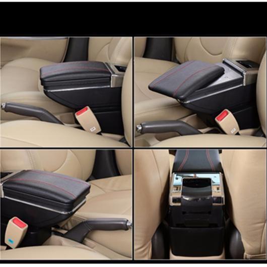 アームレスト ボックス センターコンソール カップ ホルダー 灰皿 PU