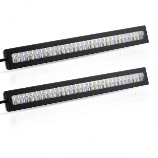 2個 防水デイタイムランニングライト LED DRL DIY 外部 超高輝度 12V CE