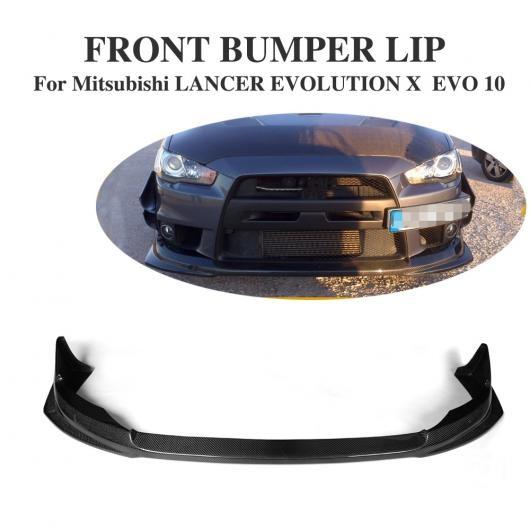 カーボンファイバー フロント リップ 適用: 三菱 LANCER-EX EVO 10世代 ES セダン 2010-2012 AL-DD-7964 AL