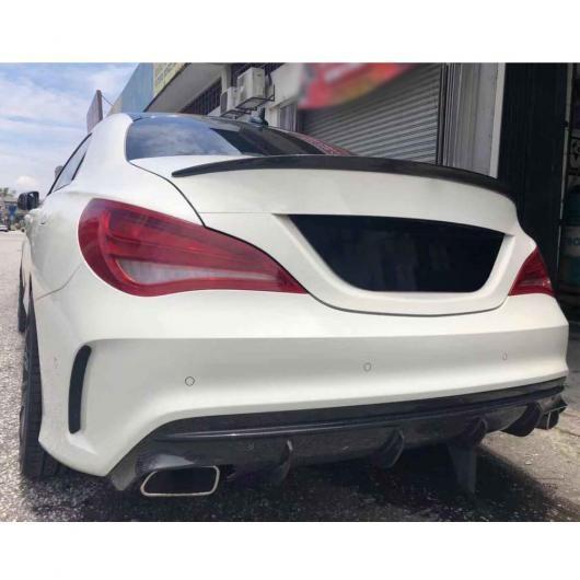 カーボンファイバー ディフューザー 適用: メルセデスベンツ CLA W117 スポーツ CLA200 CLA250 スポーツ CLA45 AMG リア バンパー リップ AL-DD-8470 AL