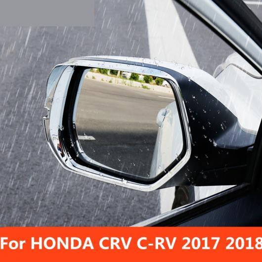 【驚きの価格が実現！】 適用: ホンダ CRV C-RV 2017 2018 カーボン バックミラー ミラー レイン アイブロー 防雨 シルバー スタイル 1・シルバー スタイル 2 AL-EE-7133 AL