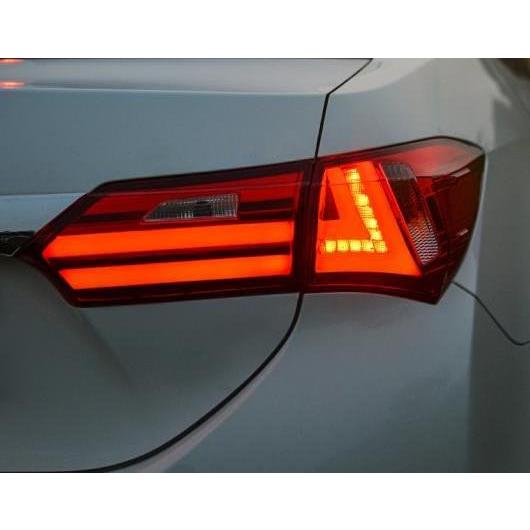 LED テールライト テールライト 適用: トヨタ カローラ 2014 2015 2016 リア フォグランプ + ブレーキ ライト + リバース ブラック・レッド AL-HH-1617 AL｜apagency02｜07