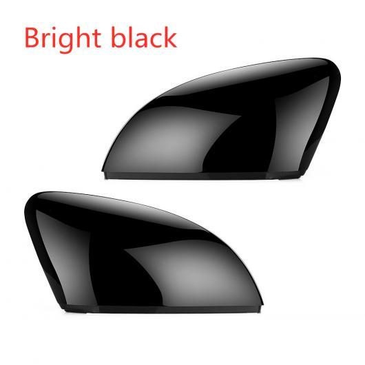 2ピース 適用: フォルクスワーゲン/VOLKSWAGEN VW ポロ MK5 6R 6C 2009-2017 ダイナミック ウインカー LED ブラック ミラー カバー AL-II-1922 AL