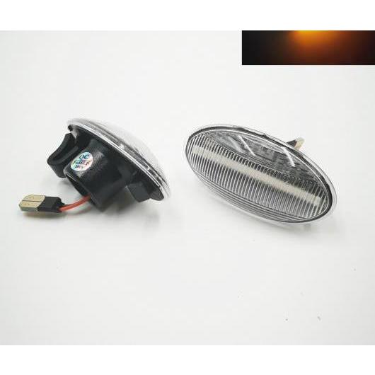 1ペア ダイナミック LED サイド マーカー ライト インジケーター リピーター ウインカーランプ 適用: スズキ スイフト ブラック・ホワイト 通常 AL-II-1935 AL