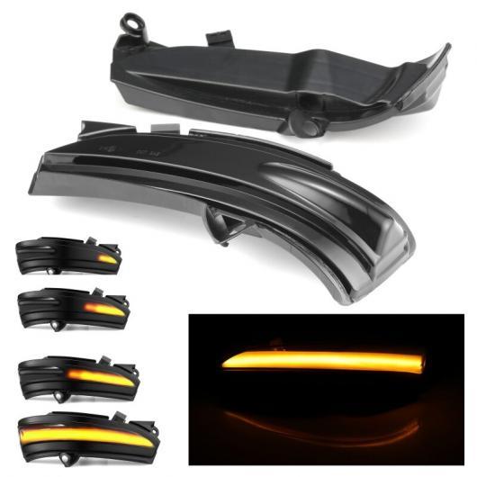 2ピース ダイナミック LED ウインカー サイド リア ビュー ミラー シーケンシャル インジケーター ランプ 適用: フォード/FORD モンデオ AL-II-2080 AL