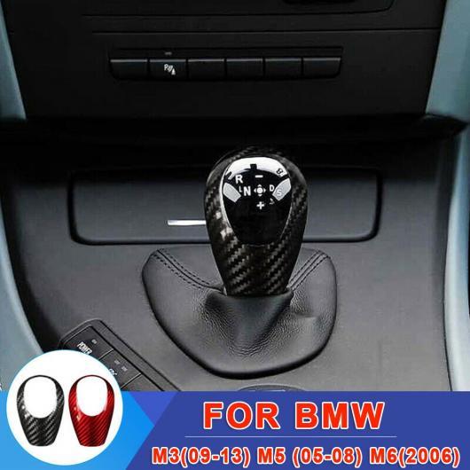 SALE公式 インテリア ギア シフト レバー ノブ カバー フレーム トリム パーツ 適用: BMW M3 M5 M6 ブラック・レッド AL-II-3006 AL