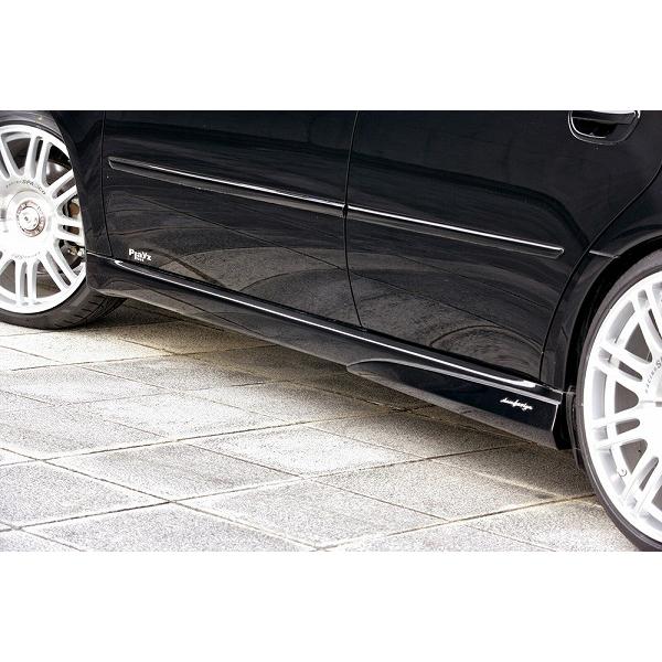 ダムド/DAMD 2ピースキット カーボン素地 サイドエクステンション T-I スバル レガシィ BP5 アプライドD〜F 2006年05月〜2009年04月