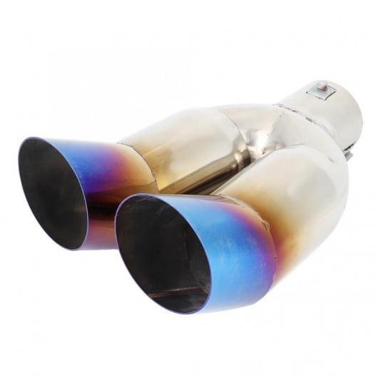 ユニバーサル ステンレス スチール ダブル テール リア エキゾースト パイプ 車両 アクセサリー モトクロス バイク パーツ AL-JJ-8228 AL